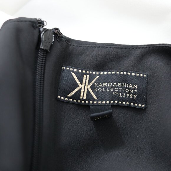 Kardashian Kollection Monochrome Cocktail Dress Chic - Picture 3 of 3